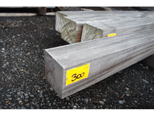 1x padouk poortpaal 115x115 - afbeelding 2 van  4