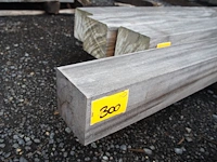 1x padouk poortpaal 115x115 - afbeelding 2 van  4