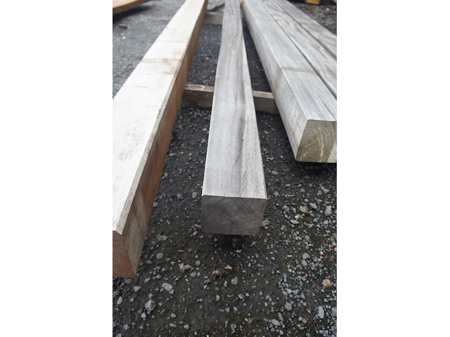 1x padouk poortpaal 115x115 - afbeelding 4 van  4