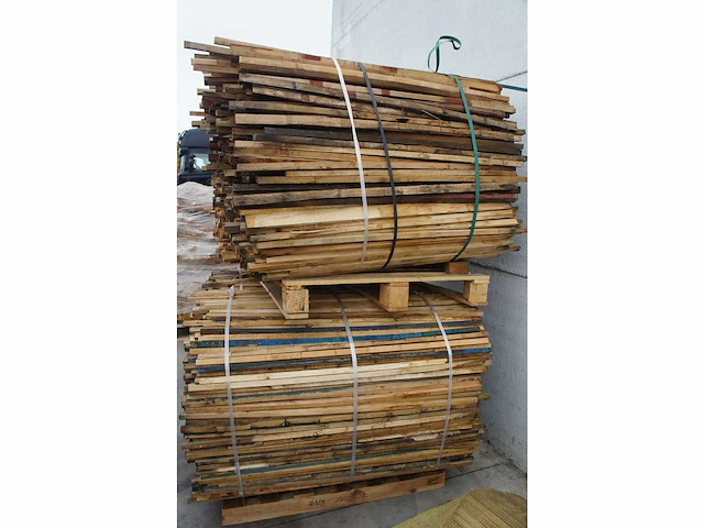 1x pallet aanmaakhout/drooglatten - afbeelding 1 van  2