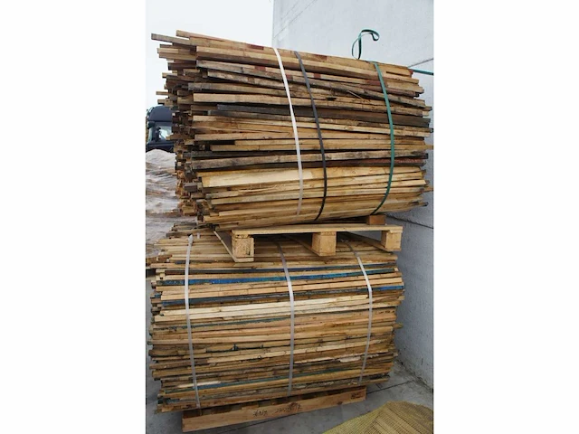 1x pallet aanmaakhout/drooglatten - afbeelding 1 van  2