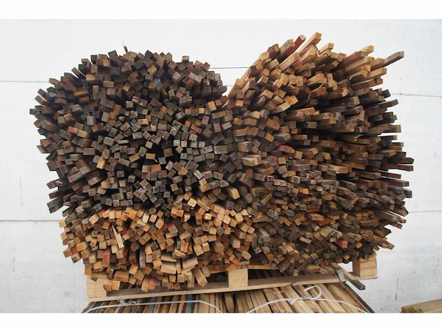 1x pallet aanmaakhout/drooglatten - afbeelding 2 van  2