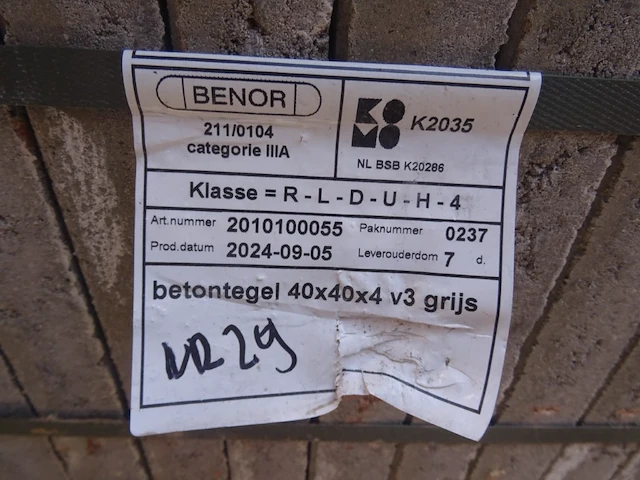 1x pallet beton dallen - afbeelding 2 van  5