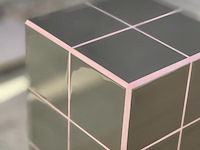 1x prototype design tegeltafel handmade 31x31x46h - afbeelding 4 van  7