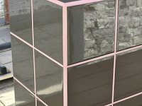 1x prototype design tegeltafel handmade 31x31x46h - afbeelding 5 van  7