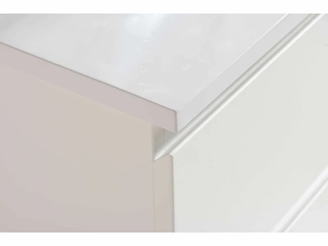 1x roma 120-03 - 120cm badkamermeubelset mdf - kleur: mat wit - afbeelding 5 van  8