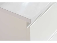 1x roma 80-03 - 80cm badkamermeubelset mdf - kleur: mat wit - afbeelding 4 van  8