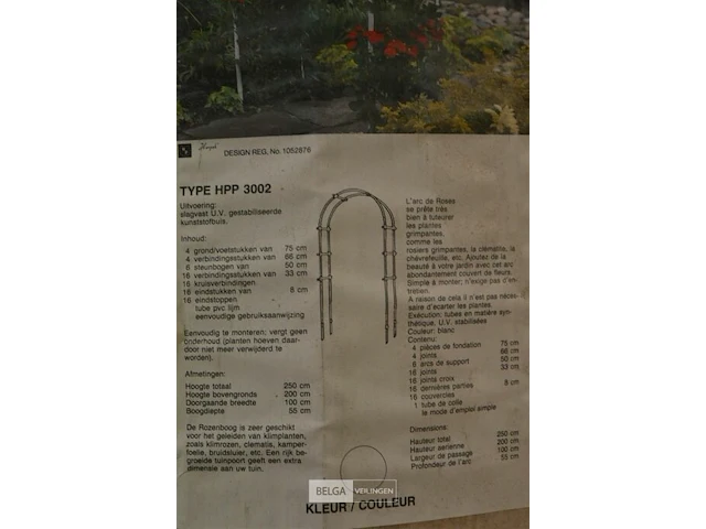1x rozenboog voor in de tuin h 100 cm - afbeelding 3 van  3