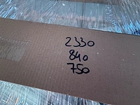 1x stalen onderstel - 2330x840x750mm - afbeelding 4 van  4