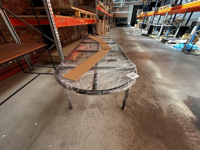 1x stalen onderstel - 2520x840x750mm - afbeelding 3 van  4
