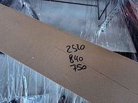 1x stalen onderstel - 2520x840x750mm - afbeelding 4 van  4