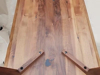 1x tafel notelaar 2m20 - afbeelding 1 van  9