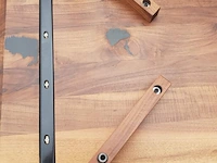 1x tafel notelaar 2m20 - afbeelding 3 van  9