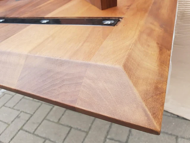 1x tafel notelaar 2m20 - afbeelding 5 van  9