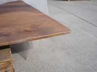 1x tafel notelaar 2m20 - afbeelding 8 van  9