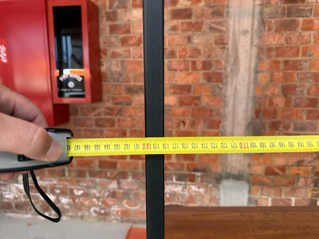 1x tafel vv. smeedijzer en verlichting - 1800mm - afbeelding 2 van  5