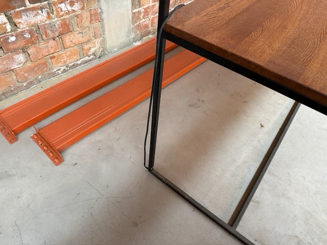 1x tafel vv. smeedijzer en verlichting - 1800mm - afbeelding 4 van  5