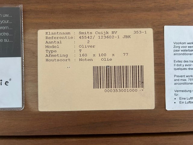 1x tafel - afbeelding 6 van  9