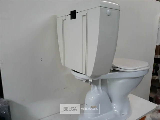 1x toilet pvc deksel + pvc spoelbak - afbeelding 3 van  3