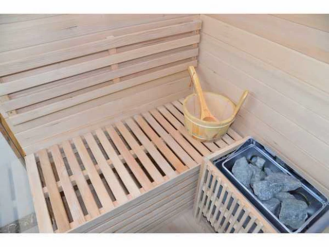 1x traditionele sauna met douche combinatie - afbeelding 5 van  5