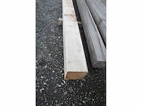 1x tropisch hardhout poortpaal - afbeelding 3 van  3