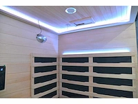 1x unieke sauna met douche - infrarood combinatie links showroommodel - afbeelding 3 van  8
