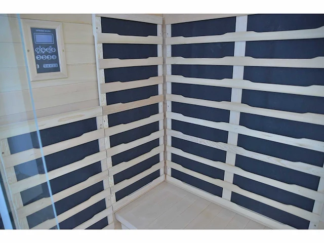 1x unieke sauna met douche - infrarood combinatie links showroommodel - afbeelding 6 van  8
