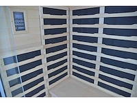 1x unieke sauna met douche - infrarood combinatie links showroommodel - afbeelding 6 van  8
