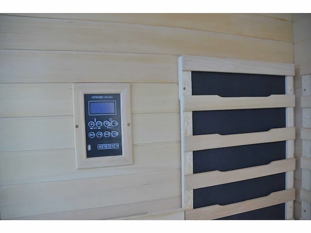 1x unieke sauna met douche - infrarood combinatie links showroommodel - afbeelding 7 van  8