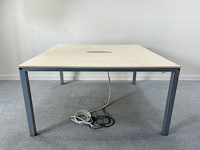1x vergadertafel/ dubbele werkplaats - afbeelding 1 van  8