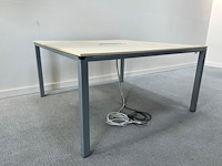 1x vergadertafel/ dubbele werkplaats - afbeelding 2 van  8