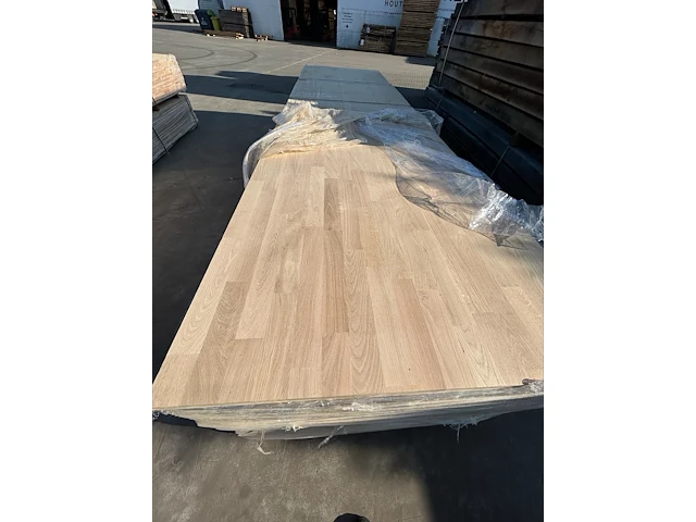 1x verlijmd eiken werkblad - afbeelding 1 van  4