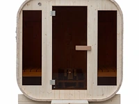 1x vierkant sauna pod