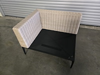 1x viro tuin hoekelement rattan 100x85 - afbeelding 7 van  8