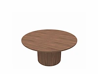 1x walnoot ronde tafel 160cm - afbeelding 2 van  5