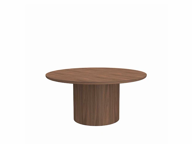 1x walnoot ronde tafel 160cm - afbeelding 5 van  5