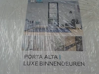 1x wit + 1x zwarte luxe binnendeuren porta alta - afbeelding 2 van  4