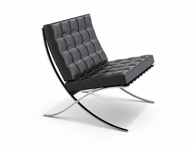 1x zwart design fauteuil - afbeelding 1 van  1