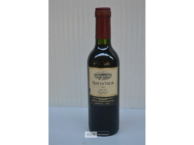 1x375ml rust en vrede, 1991, stellenbosch, south afrika, 12,5% - afbeelding 1 van  5