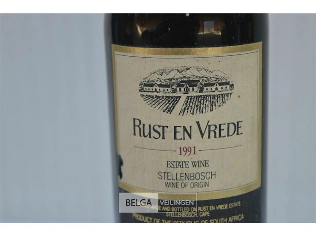 1x375ml rust en vrede, 1991, stellenbosch, south afrika, 12,5% - afbeelding 2 van  5