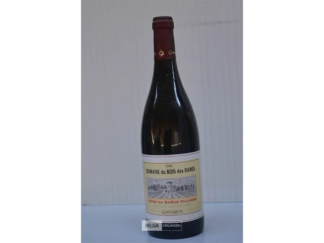 1x500ml domaine du bois des dames, gabriel meffre, 1998, côtes dus rhône villages - afbeelding 1 van  5
