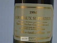 1x750ml bordeaux superieur, vignobles rocher cap de rive, 1994, medaille d'argent, concours national de grands vin de france macon - afbeelding 5 van  6