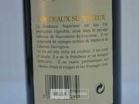 1x750ml bordeaux superieur, vignobles rocher cap de rive, 1994, medaille d'argent, concours national de grands vin de france macon - afbeelding 6 van  6
