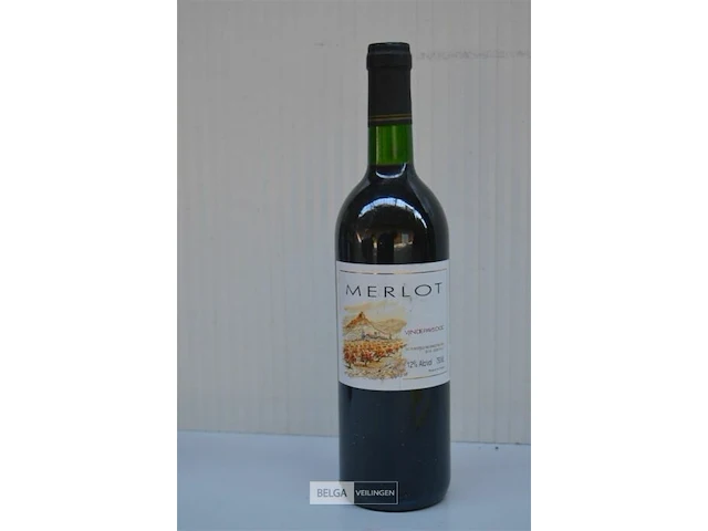 1x750ml merlot vin de pays doc, 2002, franse wijn, 12% - afbeelding 1 van  3