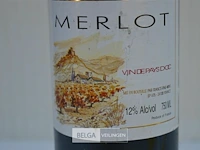 1x750ml merlot vin de pays doc, 2002, franse wijn, 12% - afbeelding 3 van  3