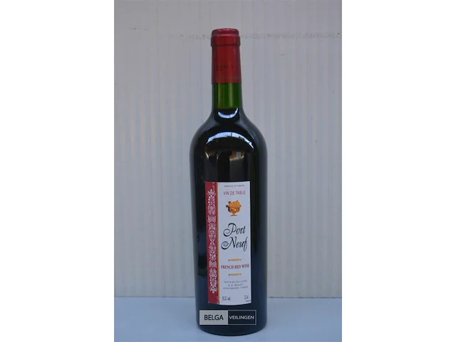 1x750ml port neuf, french red wine, 11,5% - afbeelding 1 van  3