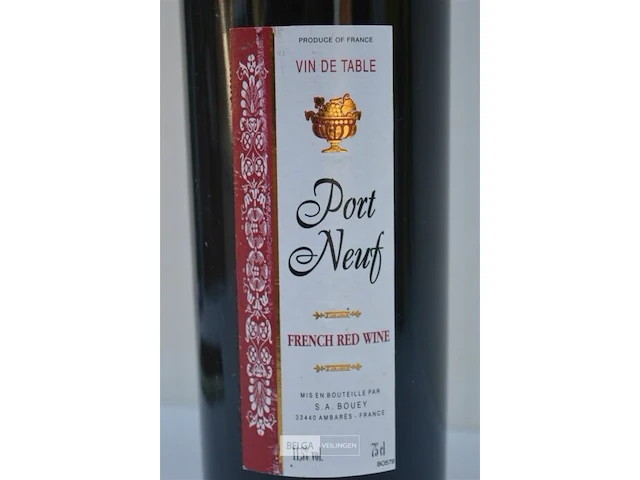 1x750ml port neuf, french red wine, 11,5% - afbeelding 3 van  3