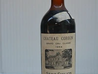 1x75cl château corbin, saint emilion grand cru classe 1964 - afbeelding 1 van  5