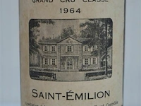 1x75cl château corbin, saint emilion grand cru classe 1964 - afbeelding 2 van  5