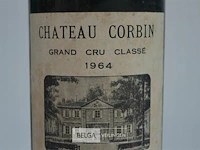 1x75cl château corbin, saint emilion grand cru classe 1964 - afbeelding 4 van  5